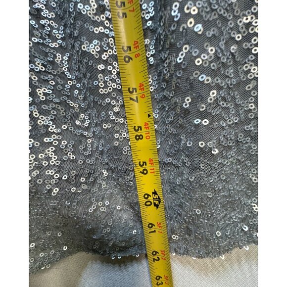 Morilee By Madeline Gardner Formal Evening Gown Size 8 Silver Wedding Bridesmaid - Picture 7 of 15